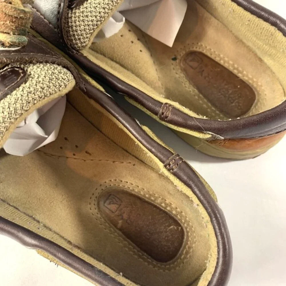 Sperry Leather Lace Up Loafers Boat Shoes Womens‎ 6.5 Brown